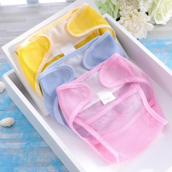 summer 1pcs polyester mesh baby nappies for newborn boy girl underwears briefs infant diapers breathable training pants 2020 
summer 1pcs polyester mesh baby nappies for newborn boy girl underwears briefs infant diapers breathable training pants 2020