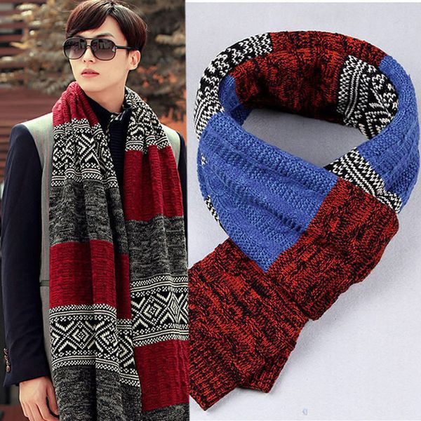 winter men's shawl fashion casual wrap muffler scarf assorted color scarves warm, Blue;gray
winter men's shawl fashion casual wrap muffler scarf assorted color scarves warm, Blue;gray