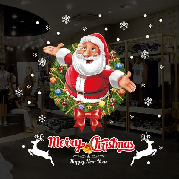 merry christmas santa claus room wall sticker home mural decor decal removable christmas window stickers new year decoration
merry christmas santa claus room wall sticker home mural decor decal removable christmas window stickers new year decoration