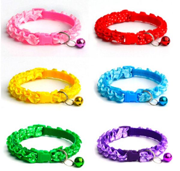 lace dog collar pet bell necklace lovely wave pattern small dog cat collars creative fashion puppy teddy kitten necklaces
lace dog collar pet bell necklace lovely wave pattern small dog cat collars creative fashion puppy teddy kitten necklaces