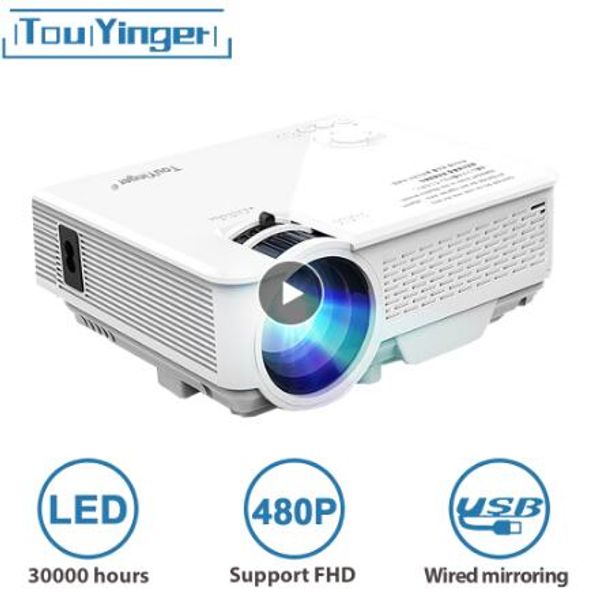 touyinger led mini projector m4, 800x480 support full hd video beamer for home cinema, 2200lumen movie projector media player
touyinger led mini projector m4, 800x480 support full hd video beamer for home cinema, 2200lumen movie projector media player