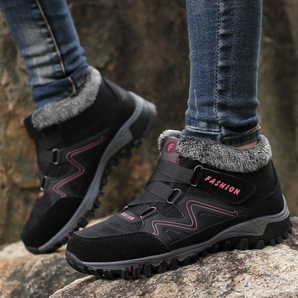 snow shoes keep warm fashion couple outdoor walking sneakers large size 46 comfortable warm winter shoes for snow, Black
snow shoes keep warm fashion couple outdoor walking sneakers large size 46 comfortable warm winter shoes for snow, Black