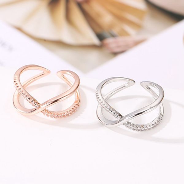 new cross zircon ring fashion female jewelry women rose gold rings for party, Slivery;golden
new cross zircon ring fashion female jewelry women rose gold rings for party, Slivery;golden