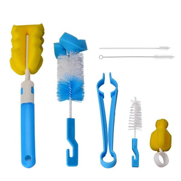 7pcs/set bottle brushes cleaning sponge bottle cleaning brush set feeding bottle dummy nipple pacifier brushes cup brush kit
7pcs/set bottle brushes cleaning sponge bottle cleaning brush set feeding bottle dummy nipple pacifier brushes cup brush kit