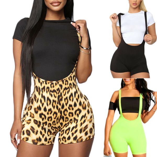 women's shorts womens fashion spandex bib casual solid color high waist rompers trousers, White;black
women's shorts womens fashion spandex bib casual solid color high waist rompers trousers, White;black