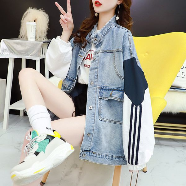 корейские свободные колющие дамы джинсовой куртки spring 2020 новой весна дикой красная сетки рубашка ленивого ветра, Black;brown
корейские свободные колющие дамы джинсовой куртки spring 2020 новой весна дикой красная сетки рубашка ленивого ветра, Black;brown