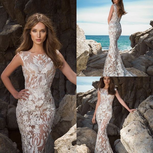 plus size mermaid wedding dresses illusion full appliques vestido de noiva sleeveless slim bridal gowns beach sweep train wedding dress, White
plus size mermaid wedding dresses illusion full appliques vestido de noiva sleeveless slim bridal gowns beach sweep train wedding dress, White