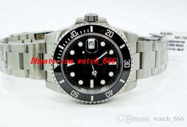luxury wristwatch 116610 ceramic bezel stainless steel bracelet watch *mint condition automatic men watch men's watch ing, Slivery;brown
luxury wristwatch 116610 ceramic bezel stainless steel bracelet watch *mint condition automatic men watch men's watch ing, Slivery;brown