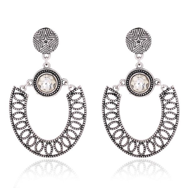 fashion antique silver color rhinestone crystal stud earrings vintage big metal women earings boucle d'oreille femme marque 0717, Golden;silver
fashion antique silver color rhinestone crystal stud earrings vintage big metal women earings boucle d'oreille femme marque 0717, Golden;silver