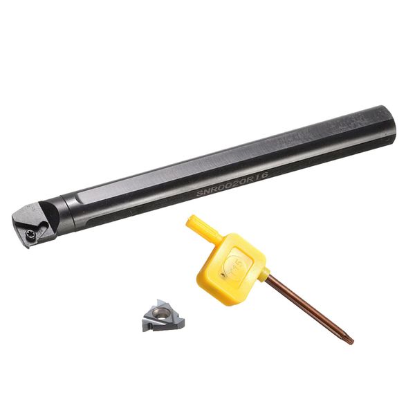 stainless steel snr0020r16 tool rod inner thread turning tool w/ insert & wrench
stainless steel snr0020r16 tool rod inner thread turning tool w/ insert & wrench