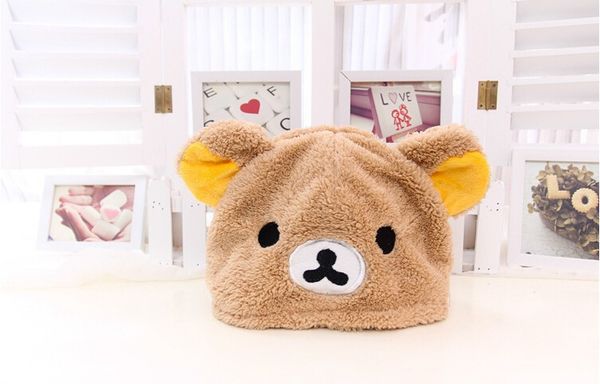 winter soft cartoon rilakkuma bear panda plush hat women ear cap fashion christmas gift, Blue;gray
winter soft cartoon rilakkuma bear panda plush hat women ear cap fashion christmas gift, Blue;gray