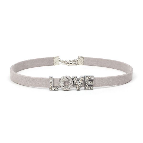 selling suede choker love full of crystals necklace necklaces english lettered necklace, Black
selling suede choker love full of crystals necklace necklaces english lettered necklace, Black