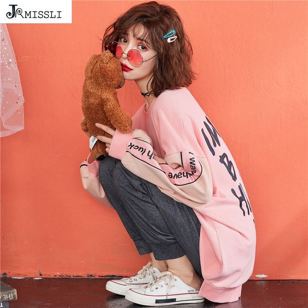 jrmissli spring new women pajamas sets letter pink pure cotton sleepwear home clothes two-piece suits casual pullover pajama, Black;red
jrmissli spring new women pajamas sets letter pink pure cotton sleepwear home clothes two-piece suits casual pullover pajama, Black;red