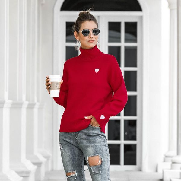 autumn winter christmas casual women sweater high collat full sleeve knitted pullover female jumper red sweater 2019 natal roupa, White;black
autumn winter christmas casual women sweater high collat full sleeve knitted pullover female jumper red sweater 2019 natal roupa, White;black