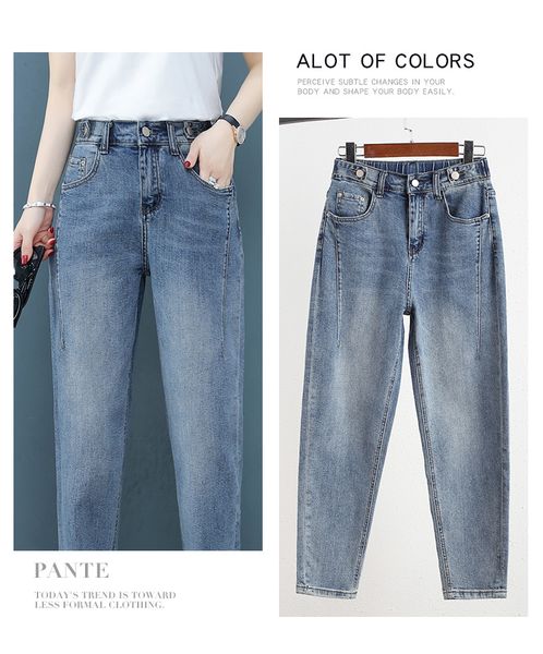 jin yi lai french chic ew age season of tall waist joker with bound feet straigh office and leisure solid color, Blue
jin yi lai french chic ew age season of tall waist joker with bound feet straigh office and leisure solid color, Blue