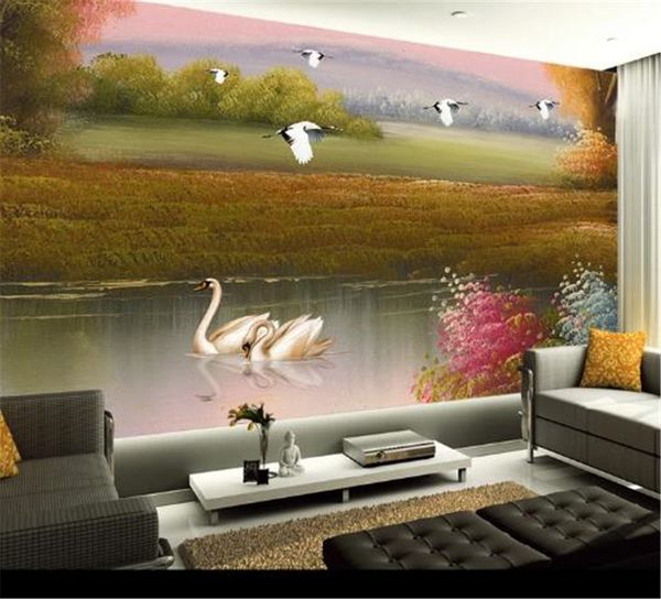 пользовательские обои 3d лебединое озеро красивая картина маслом пейзаж гостиная спальня фон украшения стены фрески обои
пользовательские обои 3d лебединое озеро красивая картина маслом пейзаж гостиная спальня фон украшения стены фрески обои