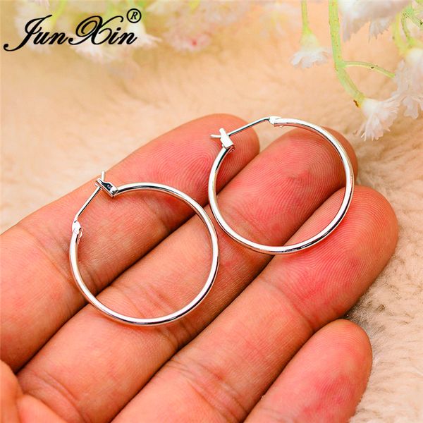 junxin female male minimalist circle earrings silver rose gold color round hoop earrings for women men thin wedding, Golden;silver
junxin female male minimalist circle earrings silver rose gold color round hoop earrings for women men thin wedding, Golden;silver