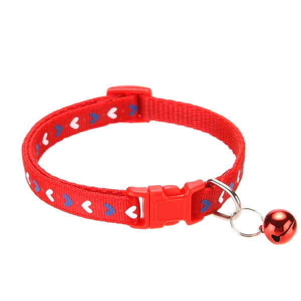 cat dog collar with bell love heart print neck strap polyester adjustable buckle kitten puppy pet leash animal accessories
cat dog collar with bell love heart print neck strap polyester adjustable buckle kitten puppy pet leash animal accessories