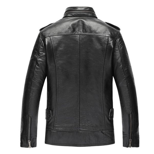 men's leather & faux for genuine men jackets cow jacket spring autumn plus size 6xl jaqueta couro 22-929 mf702, Black
men's leather & faux for genuine men jackets cow jacket spring autumn plus size 6xl jaqueta couro 22-929 mf702, Black