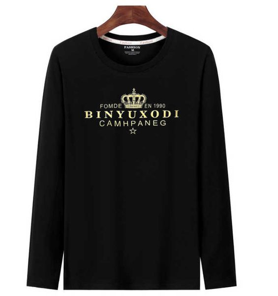 men's designer long sleeve t-shirts spring and autumn cotton trend t-shirts men's clothing on the loose, White;black
men's designer long sleeve t-shirts spring and autumn cotton trend t-shirts men's clothing on the loose, White;black