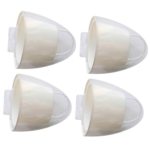 4 pieces white self-watering flower pot container, hanging planter with trackless sticker
4 pieces white self-watering flower pot container, hanging planter with trackless sticker