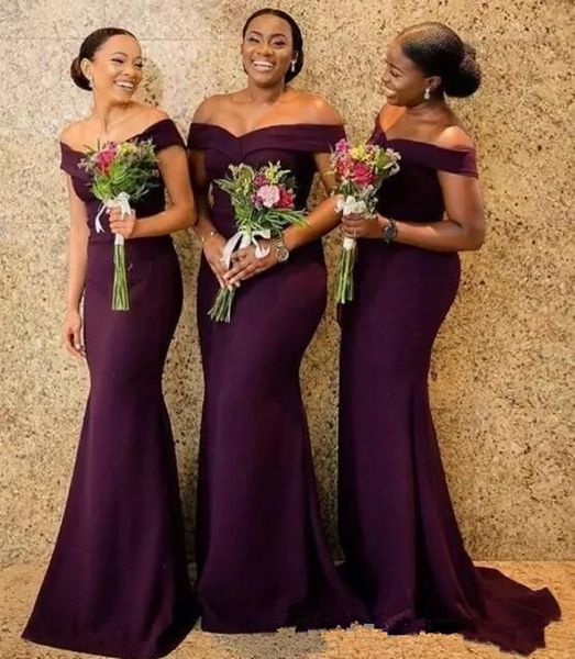 new grape satin mermaid bridesmaid dresses saudi african off the shoulder african maid of honer dress plus size wedding guest gowns, White;pink
new grape satin mermaid bridesmaid dresses saudi african off the shoulder african maid of honer dress plus size wedding guest gowns, White;pink
