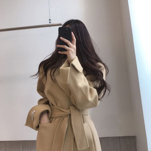 plus cotton woolen coat women loose autumn and winter female woolen coat causal wool jackets ns1739, Black
plus cotton woolen coat women loose autumn and winter female woolen coat causal wool jackets ns1739, Black