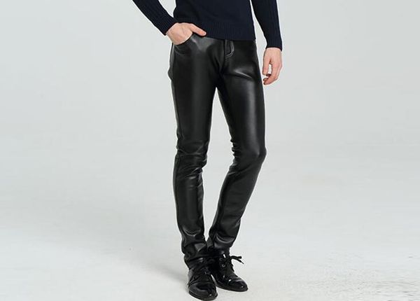 plus velvet thick faux leather pants mens feet pants youth fashion motorcycle pu trousers for men personality pantalon homme, Black
plus velvet thick faux leather pants mens feet pants youth fashion motorcycle pu trousers for men personality pantalon homme, Black