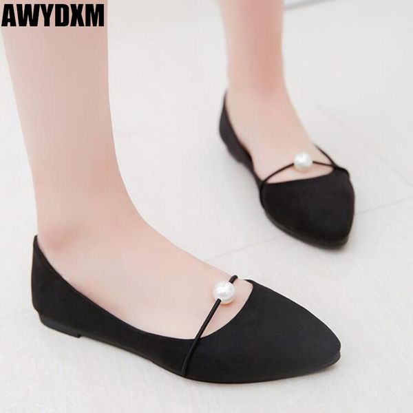 women shoes spring summer new pointed pearl flats ladies shallow comfort casual shoes fashion office woman flat mujer s123, Black
women shoes spring summer new pointed pearl flats ladies shallow comfort casual shoes fashion office woman flat mujer s123, Black