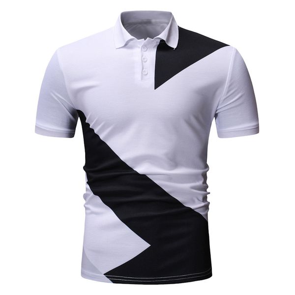 2019 fashion new summer men blouse buttons design half cardigans short sleeve patchwork casual stitch button shirt chemise, White;black
2019 fashion new summer men blouse buttons design half cardigans short sleeve patchwork casual stitch button shirt chemise, White;black