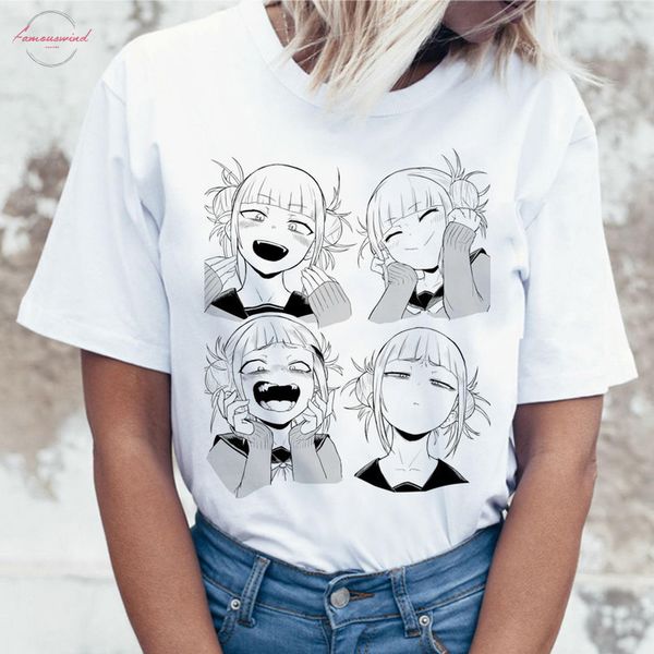 new v neck female cartoon t shirt women harajuku boku no hero academia anime t shirt senpai funny tshirt hentai himiko toga, White
new v neck female cartoon t shirt women harajuku boku no hero academia anime t shirt senpai funny tshirt hentai himiko toga, White