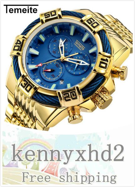 new multifunctional men's watch waterproof military steel band men's watch, Slivery;brown
new multifunctional men's watch waterproof military steel band men's watch, Slivery;brown