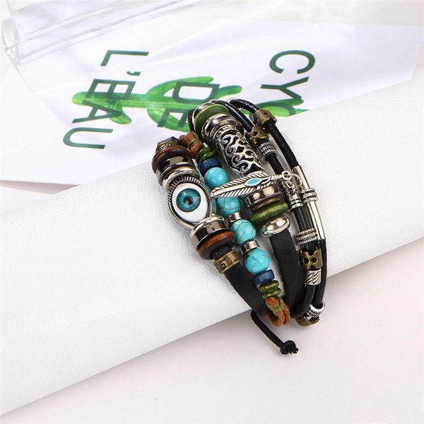 linql antique silver horus evil eye owl bracelet strands multilayer wrap leather bracelet wristband bangle cuffs jewelry for women k2626, Black
linql antique silver horus evil eye owl bracelet strands multilayer wrap leather bracelet wristband bangle cuffs jewelry for women k2626, Black