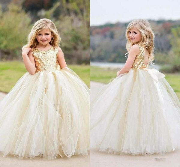2020 gold sequined flower girl dresses puffy tulle princess party birthday ball gowns hole back sweep train first communion dress al4710, White;blue
2020 gold sequined flower girl dresses puffy tulle princess party birthday ball gowns hole back sweep train first communion dress al4710, White;blue
