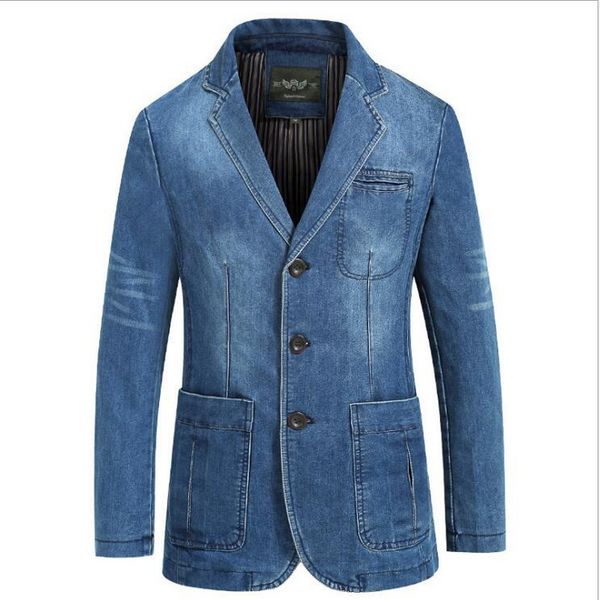 new mens denim blazer men fashion cotton vintage suit jacket 4xl male blue coat denim jacket men slim fat jeans blazers, White;black
new mens denim blazer men fashion cotton vintage suit jacket 4xl male blue coat denim jacket men slim fat jeans blazers, White;black