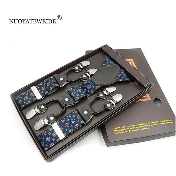 fashion suspenders leather 6 clips braces male casual suspensorio tirante trousers strap father/husband's gift bretels mannen, Black;white
fashion suspenders leather 6 clips braces male casual suspensorio tirante trousers strap father/husband's gift bretels mannen, Black;white