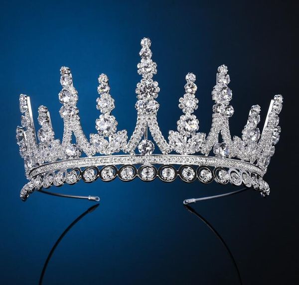 the latest fashion luxury inlaid zircon bride crown wedding dress headdress princess birthday headband party dinner dress jewelry, Silver
the latest fashion luxury inlaid zircon bride crown wedding dress headdress princess birthday headband party dinner dress jewelry, Silver