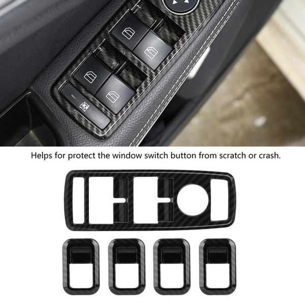 5pc car window button cover window switch button trim cover chrome for a b c(w204) e(w212) gla glk gl gle-class
5pc car window button cover window switch button trim cover chrome for a b c(w204) e(w212) gla glk gl gle-class