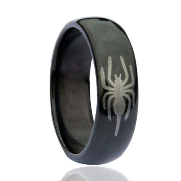 classic spider animal black laser engraving pictured tungsten ring wholesales 8mm, Silver
classic spider animal black laser engraving pictured tungsten ring wholesales 8mm, Silver
