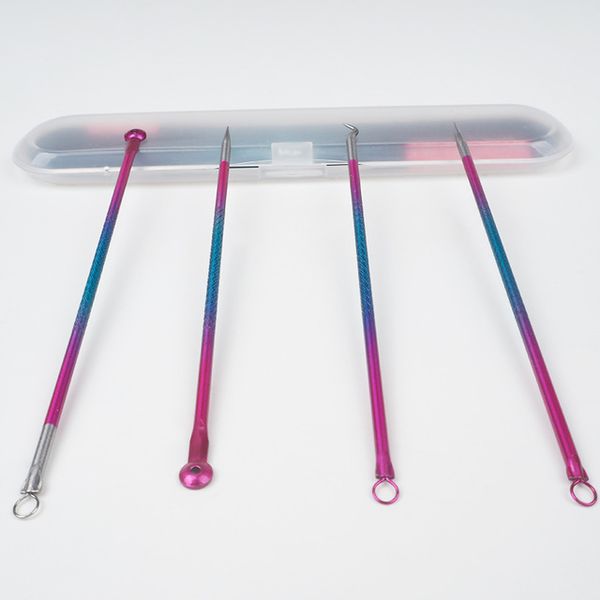 4 шт. / компл. blackhead extractor de cravo розовое золото черные точки очиститель акне пятна remover иглы набор черных пятен поры моющее ср
4 шт. / компл. blackhead extractor de cravo розовое золото черные точки очиститель акне пятна remover иглы набор черных пятен поры моющее ср