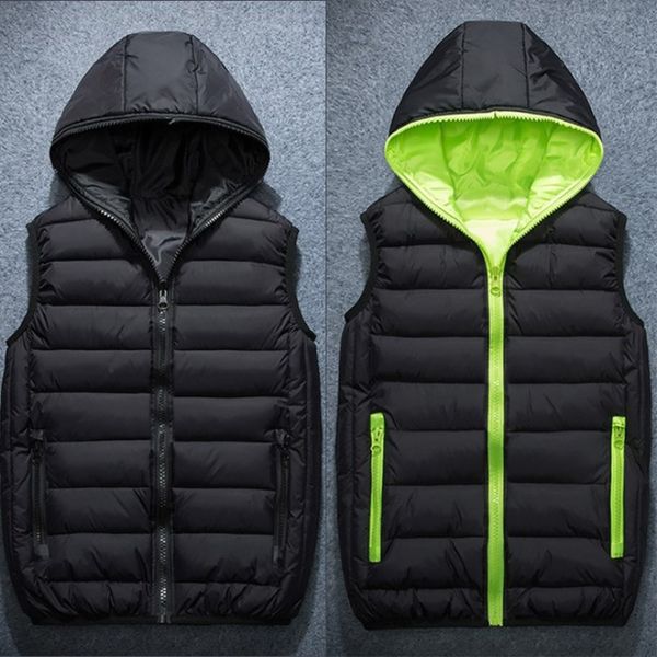 fashion spring autumn sleeveless jacket for men fashion warm hooded male winter vest light plus size mens work vests waistcoat, Black;white
fashion spring autumn sleeveless jacket for men fashion warm hooded male winter vest light plus size mens work vests waistcoat, Black;white