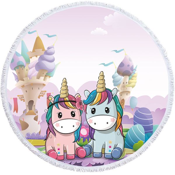 lovely unicorn round beach towel with microfiber 150cm picnic blanket mat tapestry bath towels for adults
lovely unicorn round beach towel with microfiber 150cm picnic blanket mat tapestry bath towels for adults