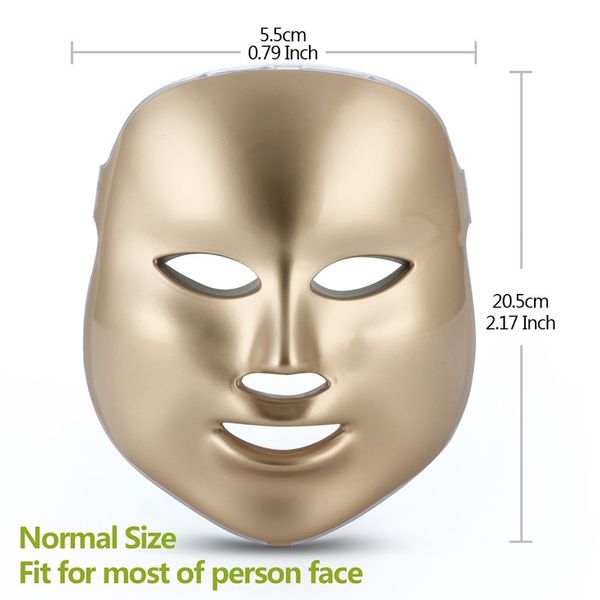 

led facial mask 3/7 color pn electric led mask anti wrinkle acne removal face skin rejuvenation facial spa salon