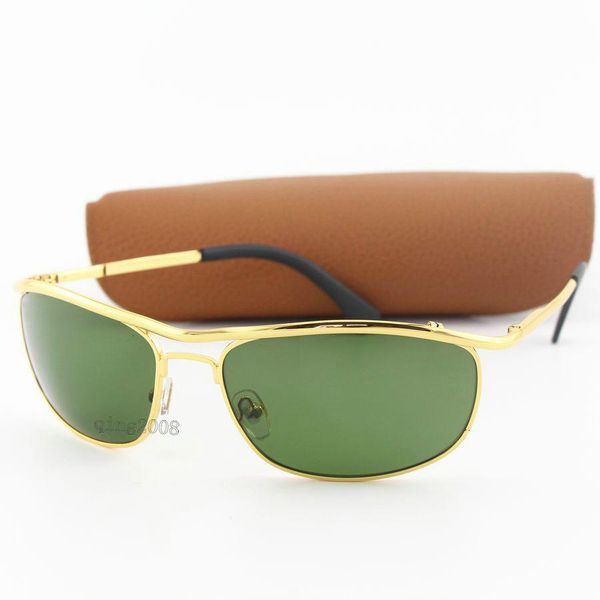 new txrppr mens popular sunglasses womens classic gold frame green 62mm lens sun glasses with brown box, White;black
new txrppr mens popular sunglasses womens classic gold frame green 62mm lens sun glasses with brown box, White;black