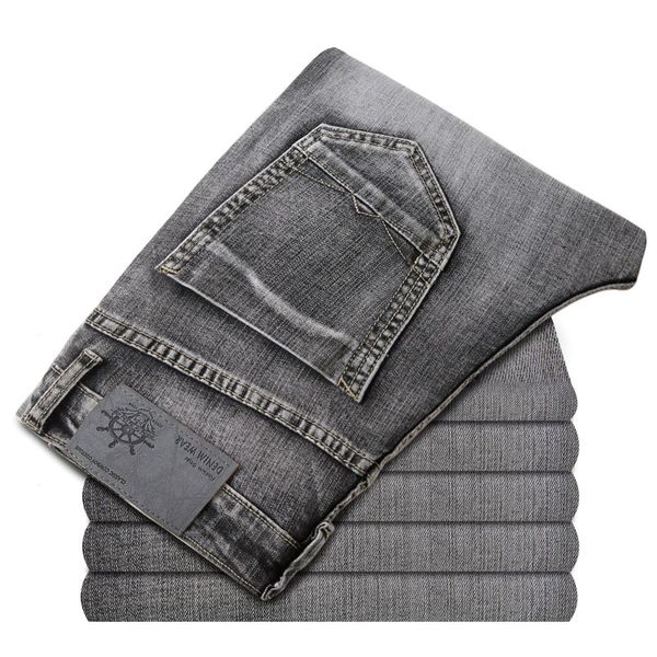 men's jeans brand retro nostalgia straight denim men fashion long trousers loose trend business casual pants clothes, Blue
men's jeans brand retro nostalgia straight denim men fashion long trousers loose trend business casual pants clothes, Blue