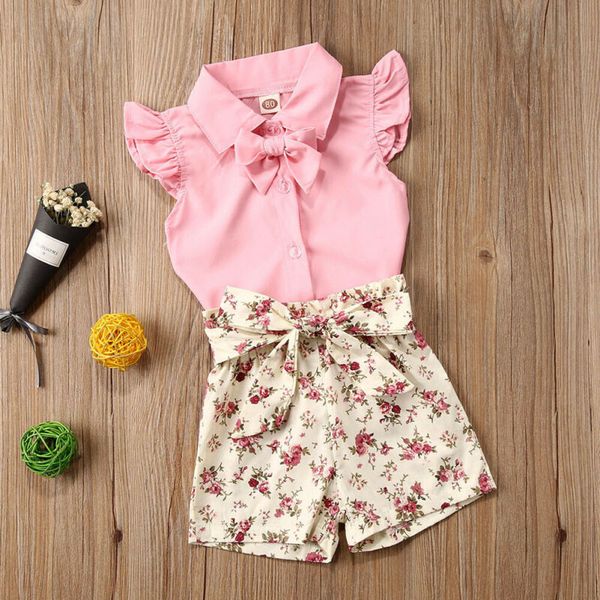 2020 new pudcoco toddler kid baby girl clothes sets flower bow ruffle t shirt floral summer shorts outfits clothes wholesale hot, White
2020 new pudcoco toddler kid baby girl clothes sets flower bow ruffle t shirt floral summer shorts outfits clothes wholesale hot, White