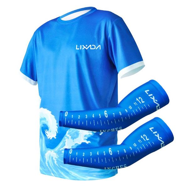 lixada cycling suit fishing t shirt quick drying breathable outdoor sun protection fishing cloth ruler on arm sleeves plus size, White;black
lixada cycling suit fishing t shirt quick drying breathable outdoor sun protection fishing cloth ruler on arm sleeves plus size, White;black