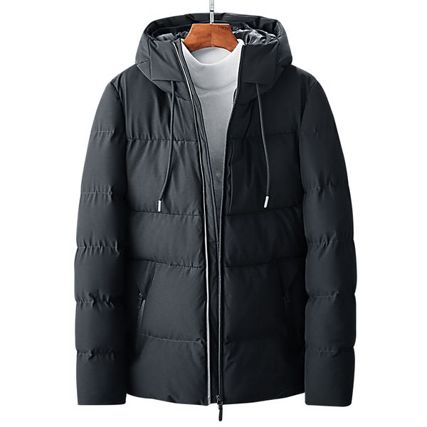 winter short jacket men warm thick parka men fashion solid color casual hooded coat man wild loose cotton jacket male clothes, Black
winter short jacket men warm thick parka men fashion solid color casual hooded coat man wild loose cotton jacket male clothes, Black
