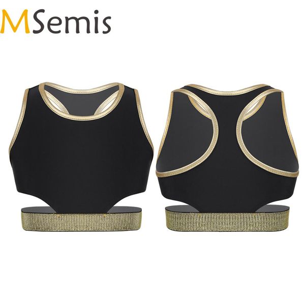 kids girls gymnastics hip hop racer back tanks bra crop for ballet dance stage performance workout belly dancing, Black;red
kids girls gymnastics hip hop racer back tanks bra crop for ballet dance stage performance workout belly dancing, Black;red