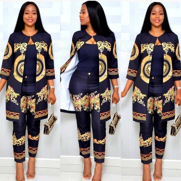 2019 autumn african print elastic bazin baggy pant rock style dashiki 3/4 sleeve famous suit for women coat and legging 2pcs set, White
2019 autumn african print elastic bazin baggy pant rock style dashiki 3/4 sleeve famous suit for women coat and legging 2pcs set, White